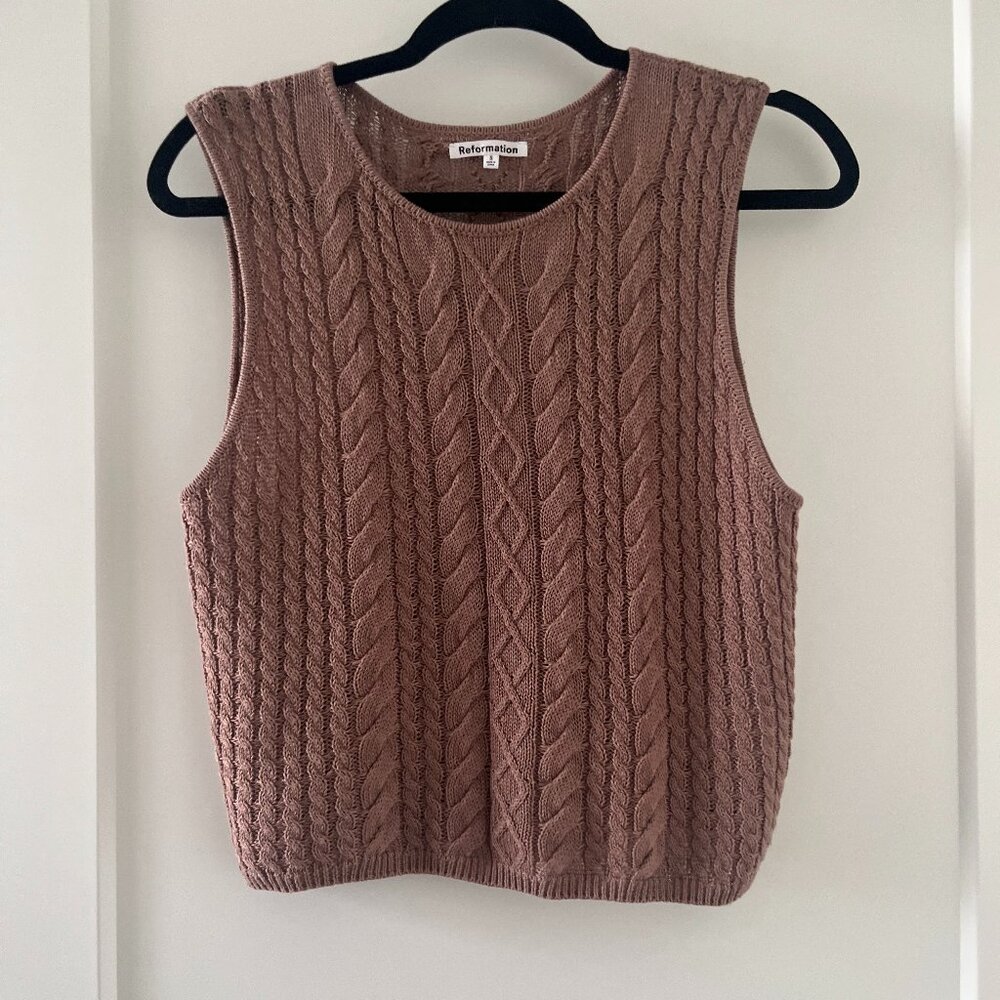 Reformation Sweater Vest